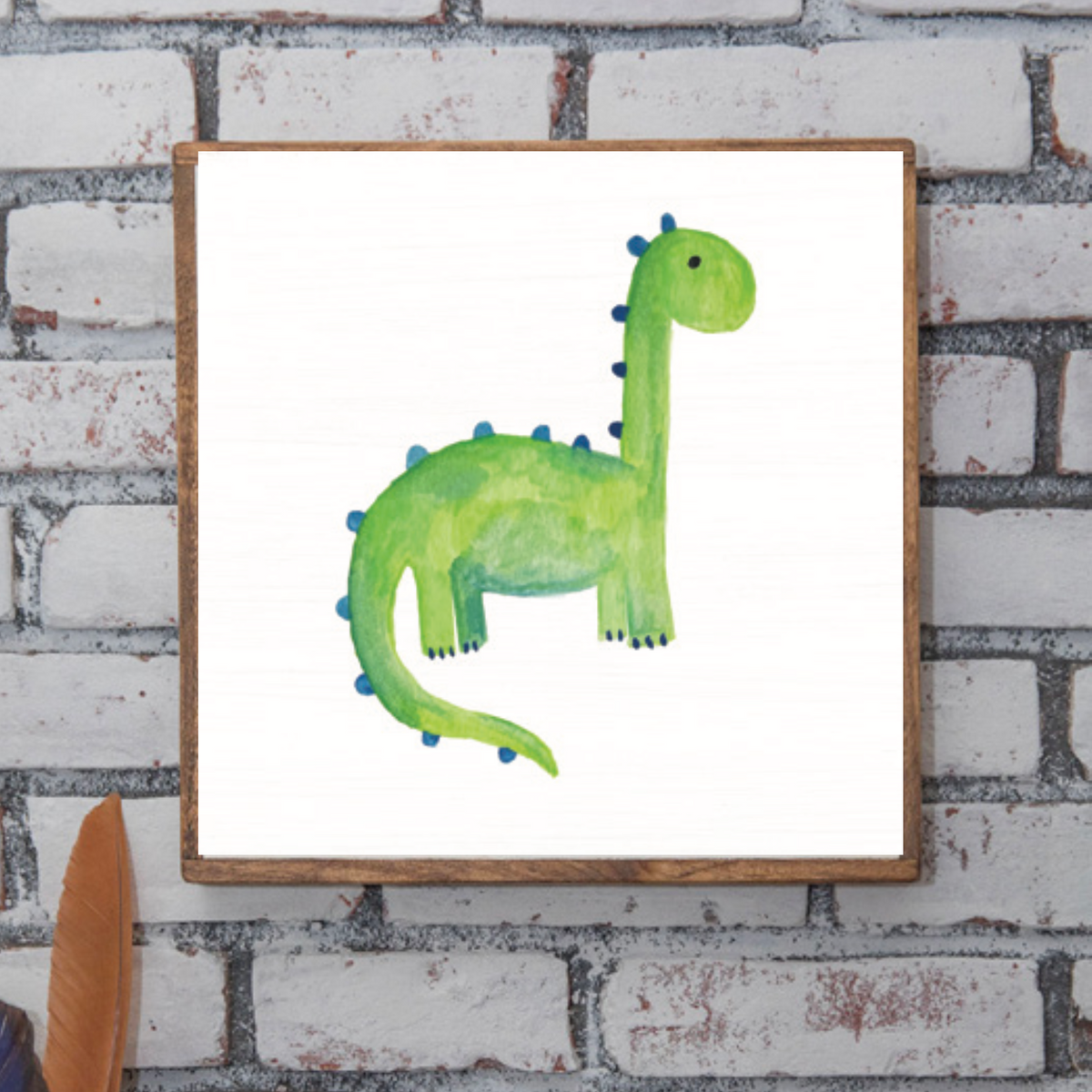 Dino 24” x 24” Wall Art