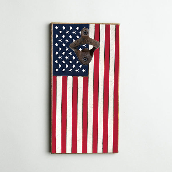 American Flag Bottle Opener