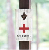 Ski Patrol Bottle Opener