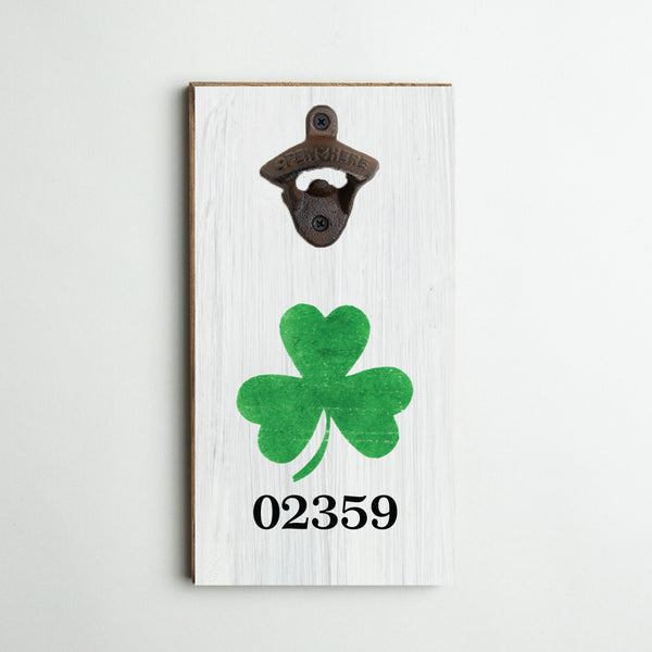 Personalized Shamrock Bottle Opener