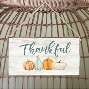 Thankful Twine Hanging Sign