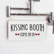Load image into Gallery viewer, Kissing Booth Twine Hanging Sign
