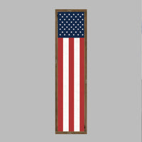 50 Stars Flag Framed Barn Wood Sign