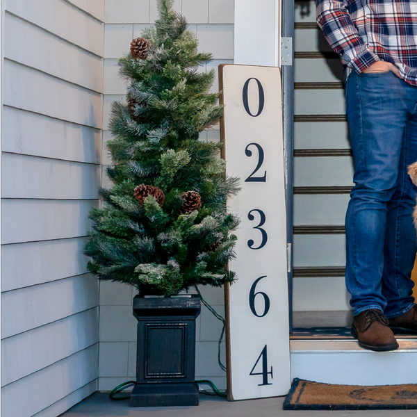 Personalized Leaner Barn Wood Sign