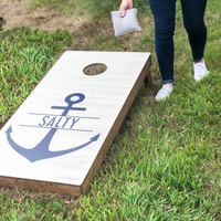 Personalized Anchor Cornhole Game Set