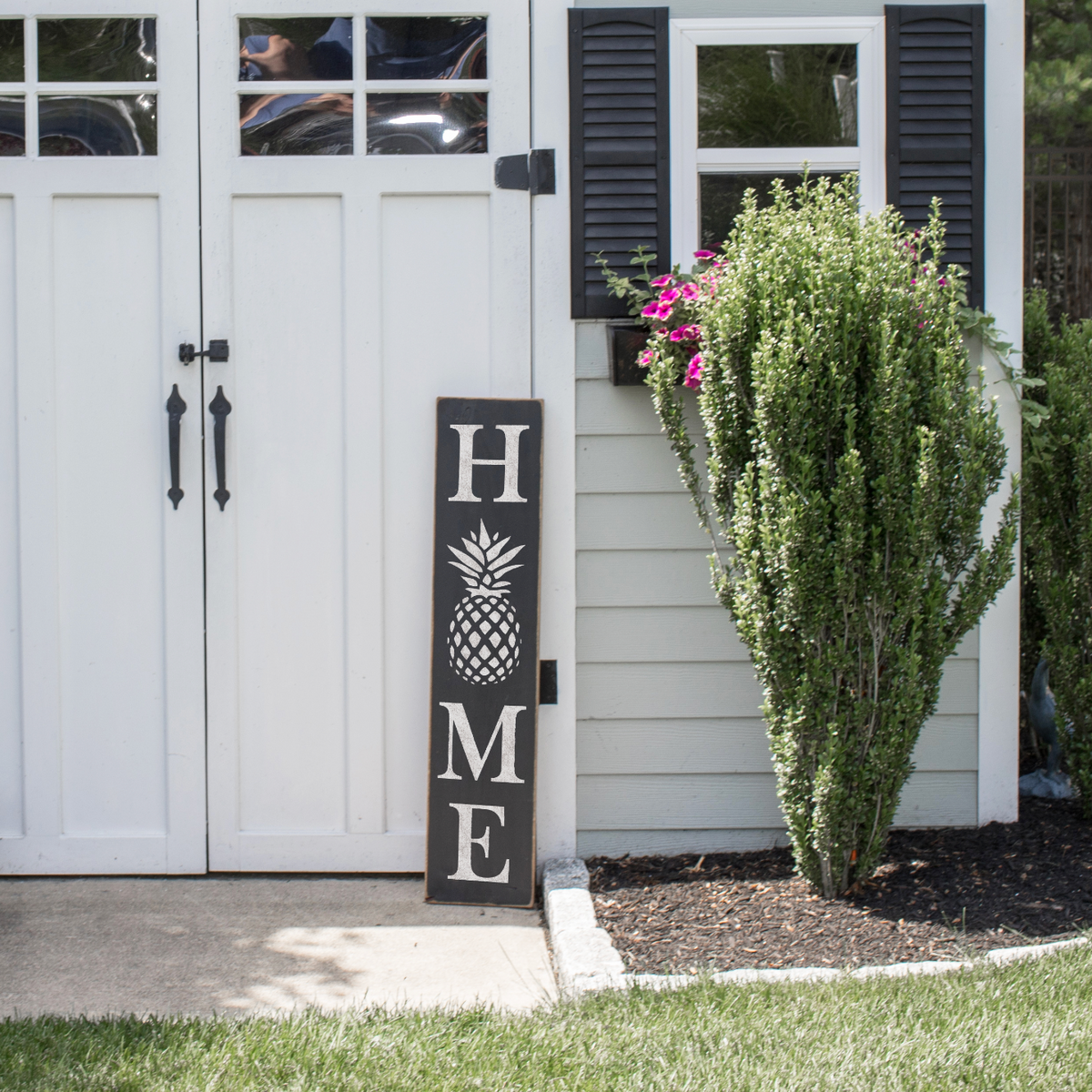 Home Pineapple Barn Wood Sign