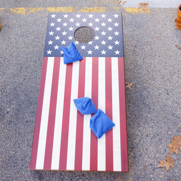 American Flag Cornhole Game Set