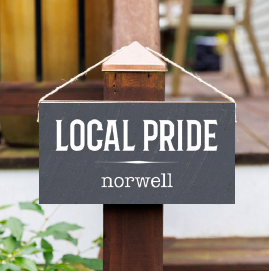 Personalized Local Pride Twine Hanging Sign