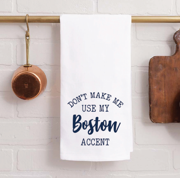 Personalized Use My Accent Tea Towel