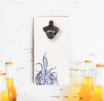 Indigo Octopus Bottle Opener