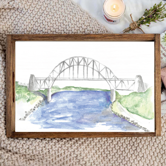 watercolor-bridge-wooden-serving-tray
