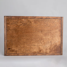 Load image into Gallery viewer, Personalized Mr. + Mrs. Wooden Serving Tray
