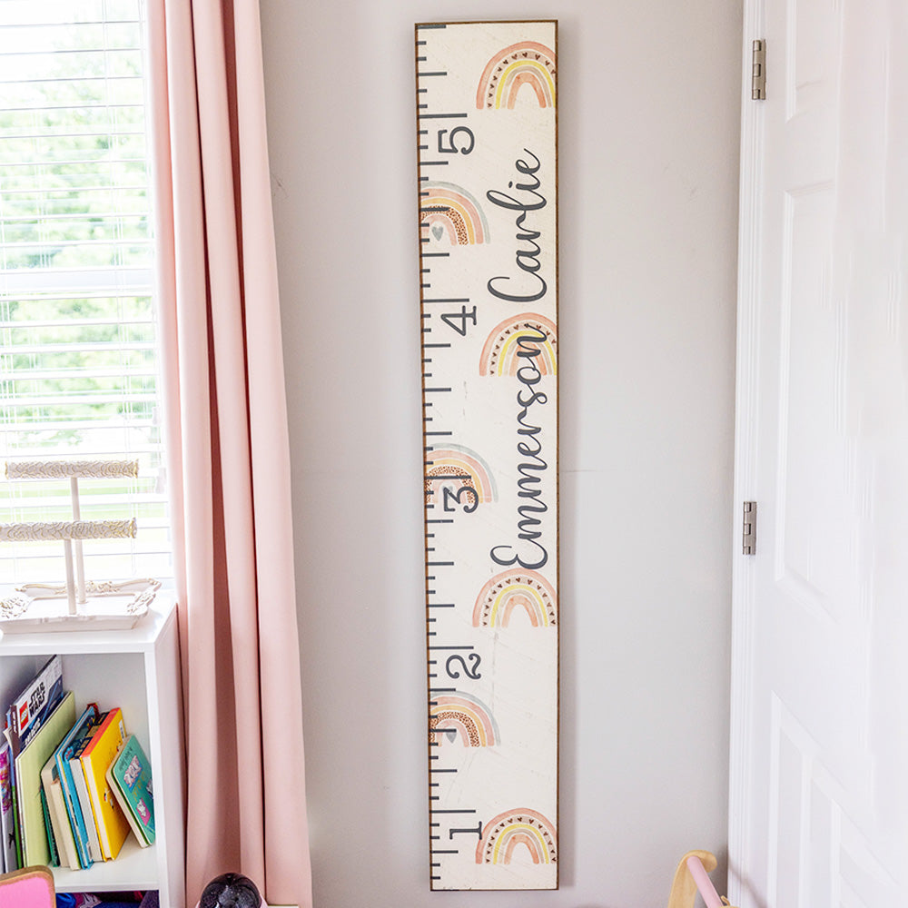 Personalized Rainbow Growth Chart